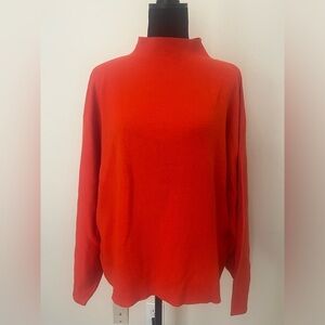 H&M Red Cowl Neck Sweater